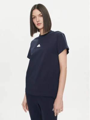 adidas T-Shirt Embroidered IS4289 Granatowy Regular Fit