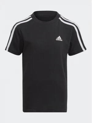 adidas T-Shirt Essentials 3-Stripes Cotton T-Shirt IC9135 Czarny Regular Fit