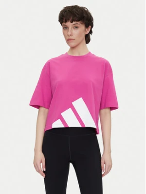 adidas T-Shirt Essentials Big Logo Boyfriend JG8728 Różowy Loose Fit