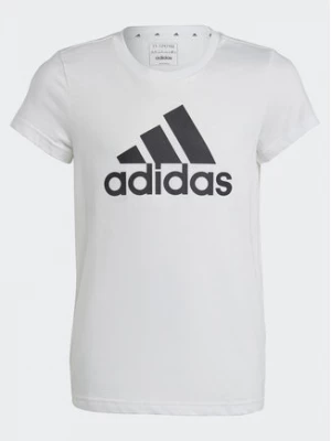 adidas T-Shirt Essentials Big Logo Cotton T-Shirt IC6121 Biały Slim Fit