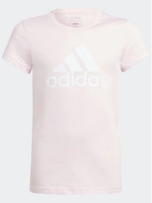 adidas T-Shirt Essentials Big Logo Cotton T-Shirt IC6123 Różowy Slim Fit