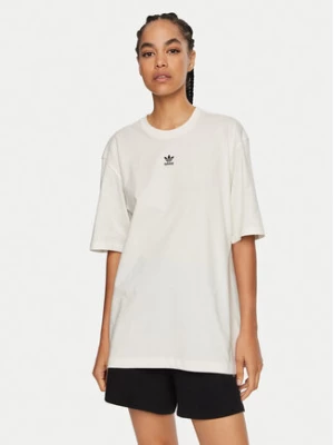 adidas T-Shirt Essentials Boyfriend IY7322 Biały Oversize