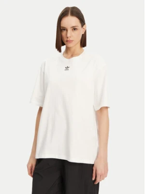 adidas T-Shirt Essentials Boyfriend JC8967 Biały Oversize