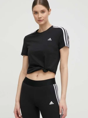 adidas T-shirt Essentials damski kolor czarny GL0784