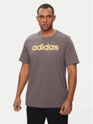 adidas T-Shirt Essentials IS1343 Brązowy Regular Fit