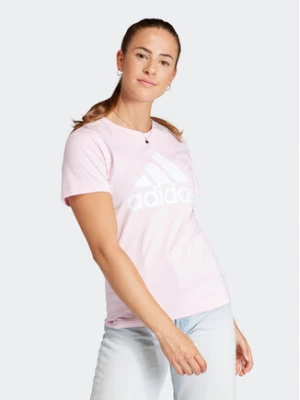 adidas T-Shirt Essentials Logo GL0726 Różowy Regular Fit