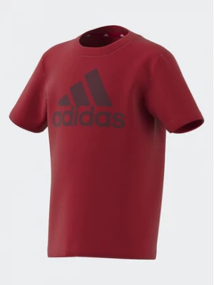 adidas T-Shirt Essentials Logo T-Shirt IJ6370 Czerwony Regular Fit