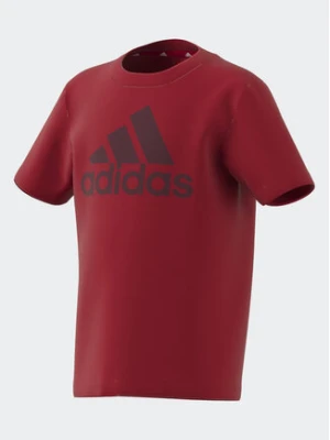 adidas T-Shirt Essentials Logo T-Shirt IJ6370 Czerwony Regular Fit