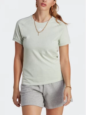 adidas T-Shirt Essentials+ Made with Hemp T-Shirt HA7151 Zielony Slim Fit