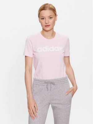 adidas T-Shirt Essentials Slim Logo T-Shirt GL0771 Różowy Slim Fit
