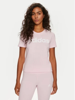 adidas T-Shirt Essentials Slim Logo T-Shirt GL0771 Różowy Slim Fit