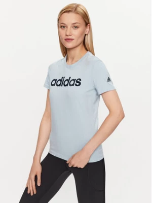 adidas T-Shirt Essentials Slim Logo T-Shirt IM2832 Błękitny Slim Fit