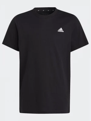 adidas T-Shirt Essentials Small Logo Cotton T-Shirt HR6397 Czarny Regular Fit