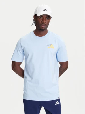 adidas T-Shirt Food Grilled Cheese Graphic JM6460 Błękitny Regular Fit
