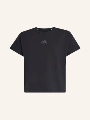 Adidas T-Shirt Future Icons 3 Stripes schwarz CZARNY