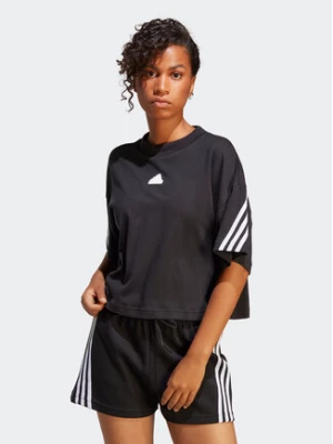 adidas T-Shirt Future Icons 3-Stripes T-Shirt HT4695 Czarny Loose Fit