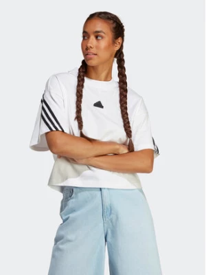 adidas T-Shirt Future Icons 3-Stripes T-Shirt IB8517 Biały Loose Fit