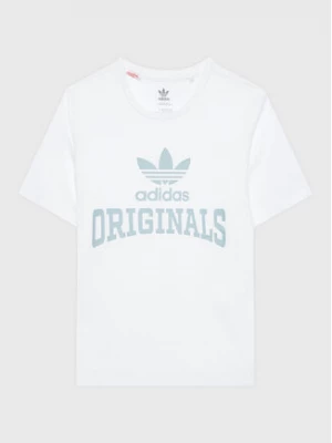 adidas T-Shirt Graphic HL6871 Biały Relaxed Fit