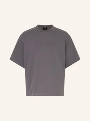 Adidas T-Shirt grau SZARY