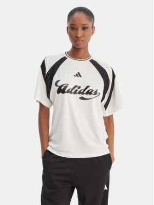 adidas T-Shirt House Of Tiro KB6126 Biały Regular Fit