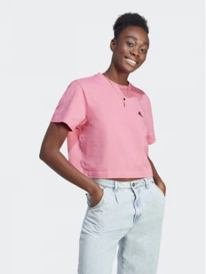 adidas T-Shirt IJ8742 Różowy Loose Fit
