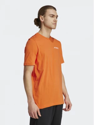 adidas T-Shirt IL5067 Pomarańczowy Regular Fit
