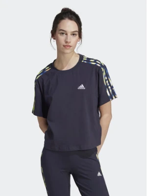 adidas T-Shirt IL5868 Niebieski Loose Fit