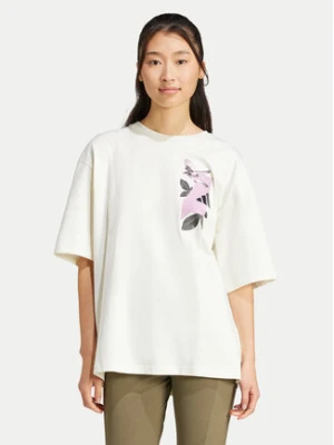 adidas T-Shirt Lens Elevated Graphic JN6574 Biały Oversize