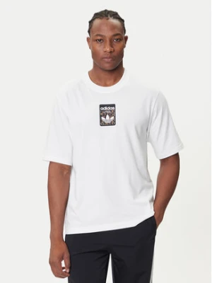 Zdjęcie produktu adidas T-Shirt Leo JV7570 Biały Oversize