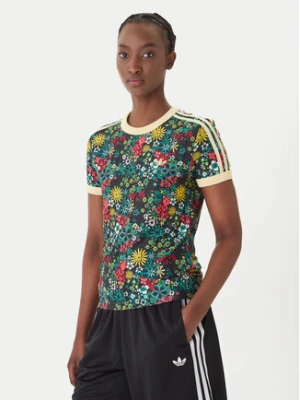 adidas T-Shirt Liberty London 3-Stripes KD5560 Kolorowy Regular Fit