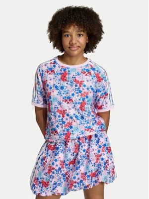 adidas T-Shirt Liberty London KD1765 Różowy Loose Fit