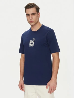 adidas T-Shirt Lounge Drink Graphic JJ4014 Granatowy Regular Fit