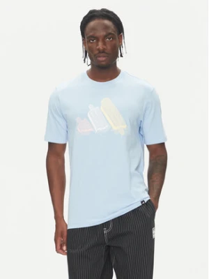 Zdjęcie produktu adidas T-Shirt Lounge Ice Graphic JJ4019 Niebieski Regular Fit