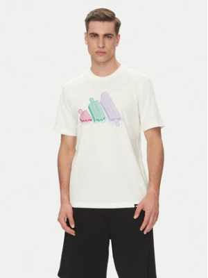 Zdjęcie produktu adidas T-Shirt Lounge Ice Graphic JJ4020 Biały Regular Fit