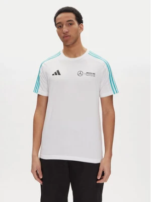 adidas T-Shirt Mercedes - AMG Petronas Formula One Team DNA JV5457 Biały Regular Fit