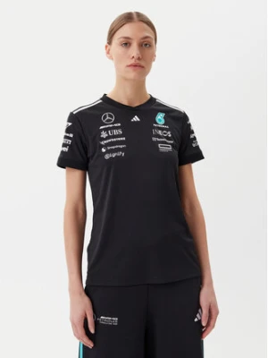 adidas T-Shirt Mercedes - AMG Petronas Formula One Team Driver JW5362 Czarny Regular Fit