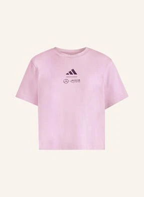 Adidas T-Shirt Mercedes – Amg Petronas Formula One Team Premium Woven Crop lila