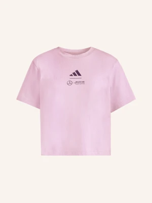 Adidas T-Shirt Mercedes – Amg Petronas Formula One Team Premium Woven Crop lila