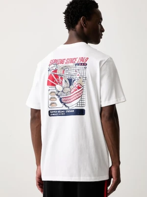 adidas T-shirt męski bawełniany Ramen biały