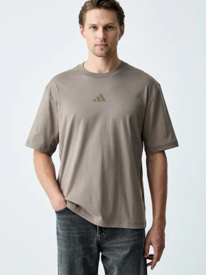 adidas T-shirt męski bawełniany Z.N.E. brązowy