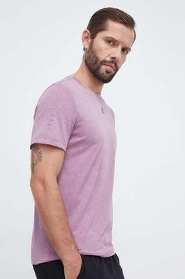 adidas t-shirt męski kolor różowy z nadrukiem