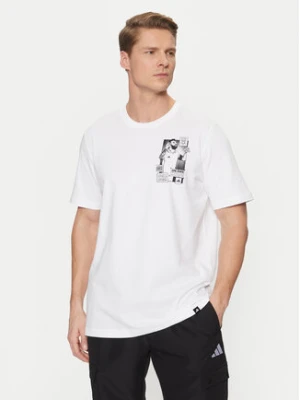 adidas T-Shirt Messi Icon Graphic JJ1414 Biały Regular Fit