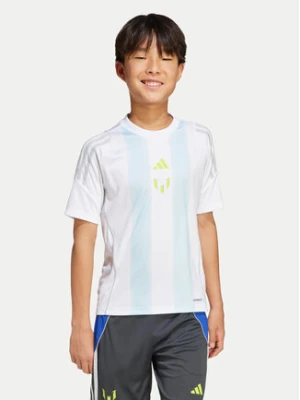 adidas T-Shirt Messi Training JI5460 Biały Regular Fit