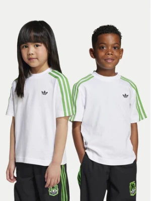 adidas T-Shirt Minecraft JW5329 Biały Loose Fit