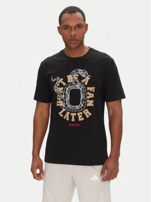 adidas T-Shirt Overtime Spring Graphic JM0291 Czarny Regular Fit