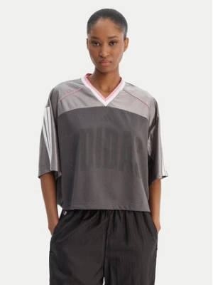 adidas T-Shirt Stadium KC4977 Szary Loose Fit