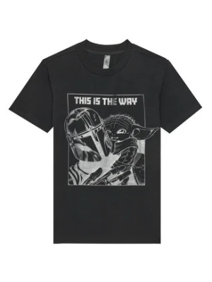 adidas T-Shirt Star Wars The Mandalorian™ JD4547 Czarny Regular Fit