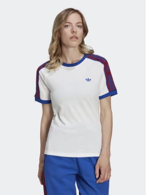 adidas T-Shirt Tape HL9172 Biały Regular Fit