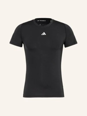 Adidas T-Shirt Tech Fit Training schwarz CZARNY