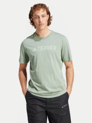 adidas T-Shirt Terrex Classic IN4688 Zielony Regular Fit
